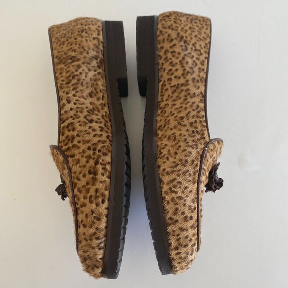 Bottega Venetta Leopard Cheetah Print Loafers Shoes Pony hair 35 EU - 5.5 US - Picture 9 of 15